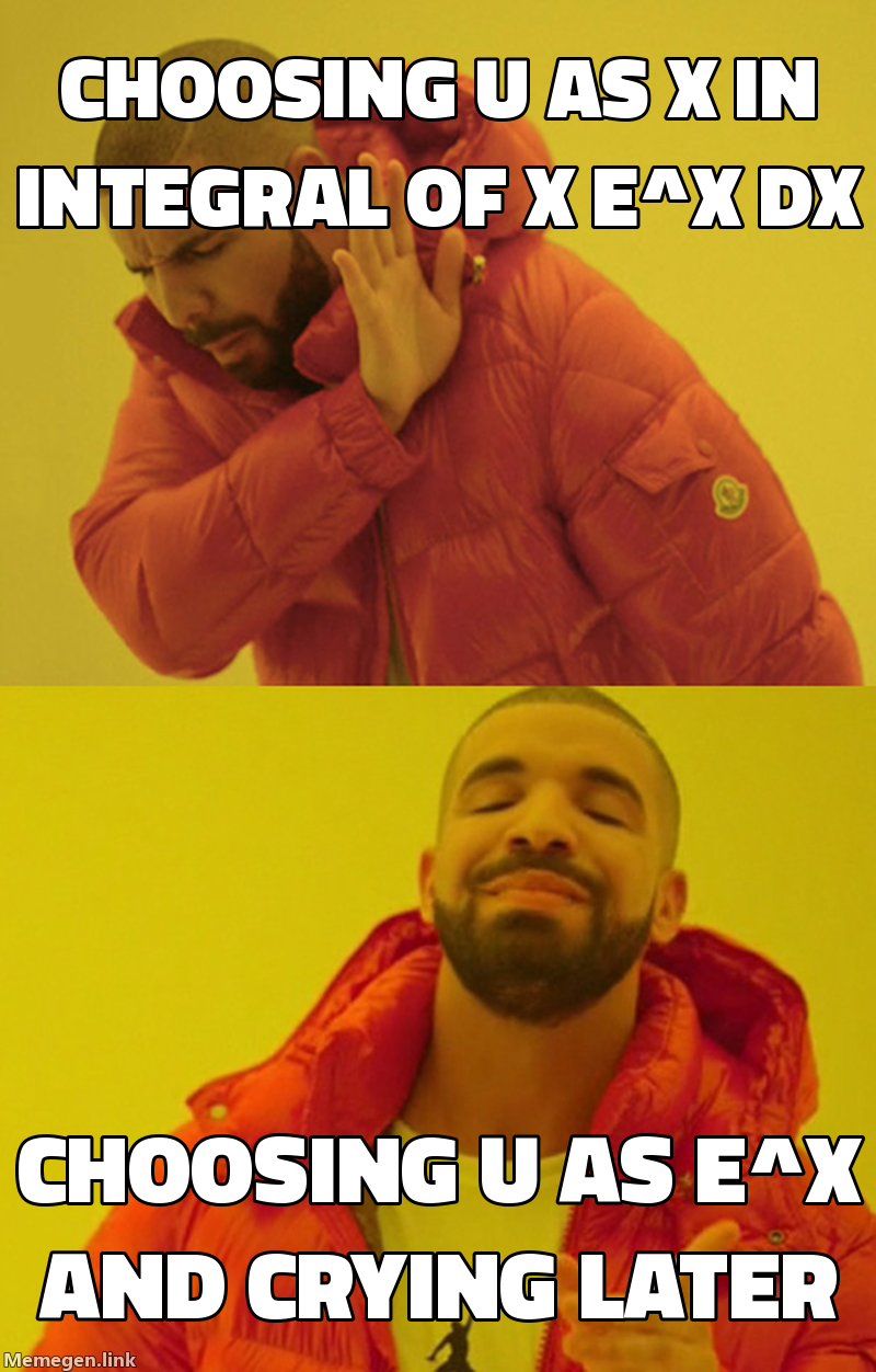 integration by parts formula meme about Explain integration by parts with formula